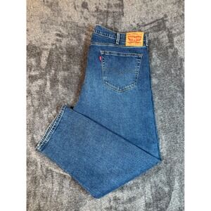 Levi Strauss Co 505 Mens Jeans Blue Denim W40 L30 Straight Fit